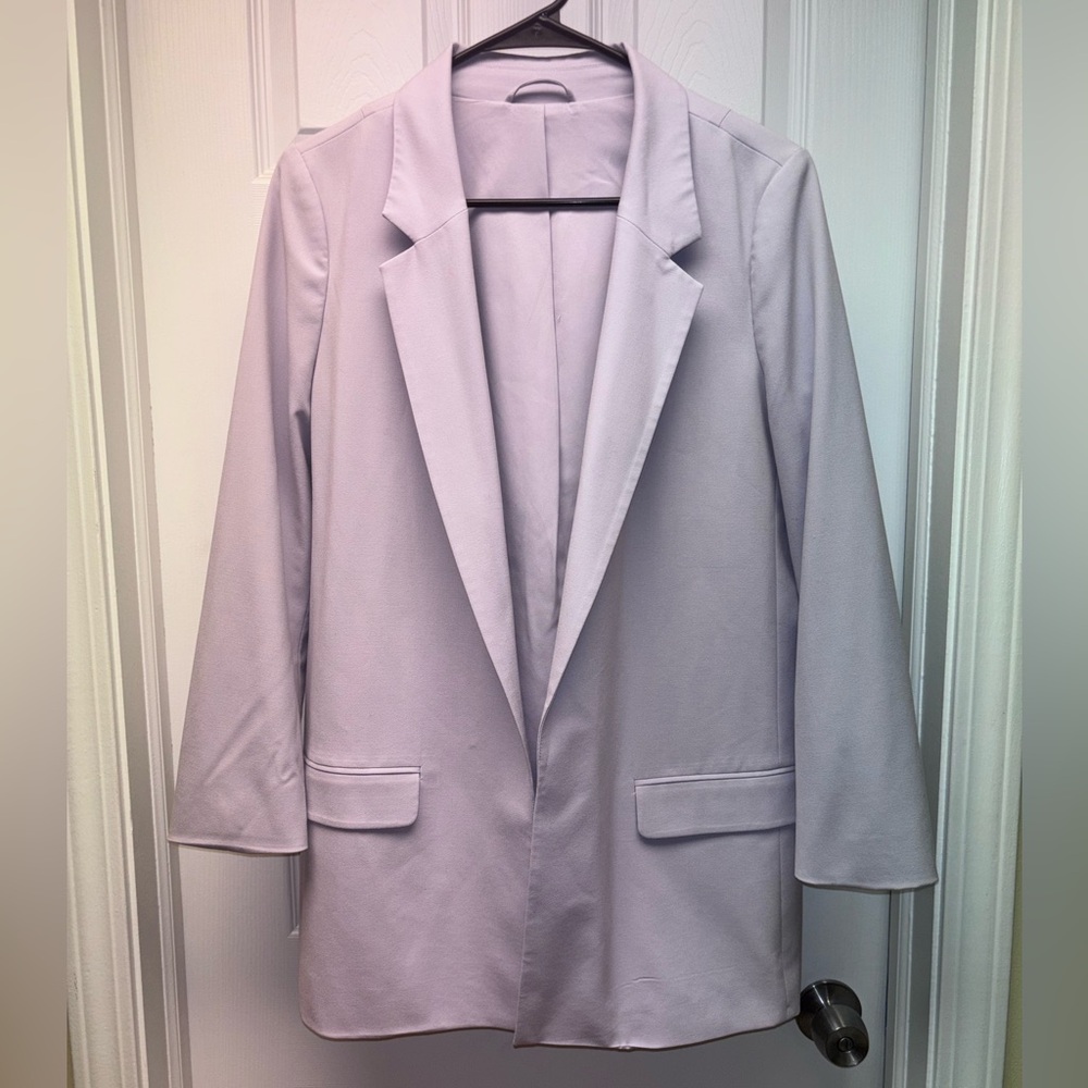 AllSaints Light Lavender Aleida Tri Blazer – US 6